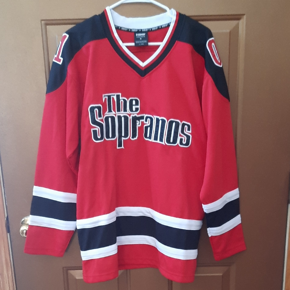 Red and Black 'The Sopranos' Men's Jersey